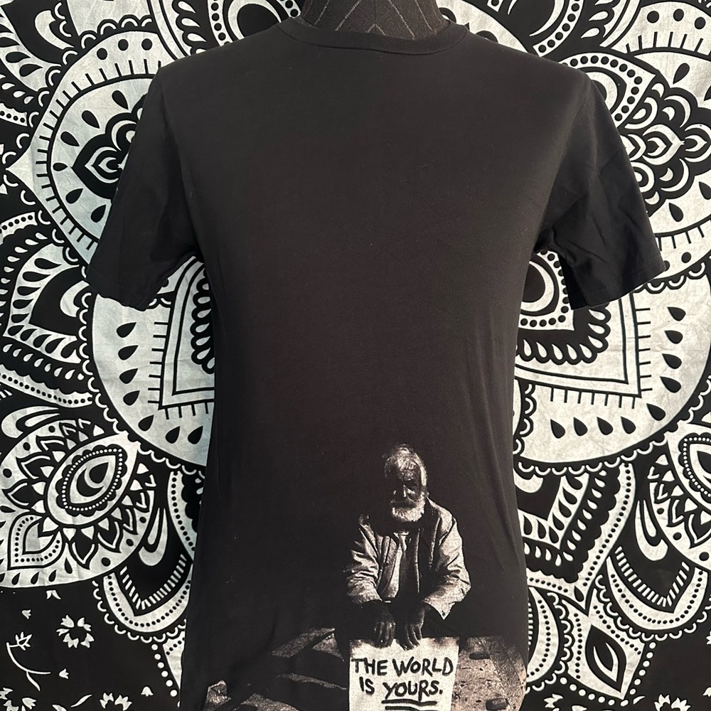 The Profound Aesthetic.  Black Graphic T-Shirt